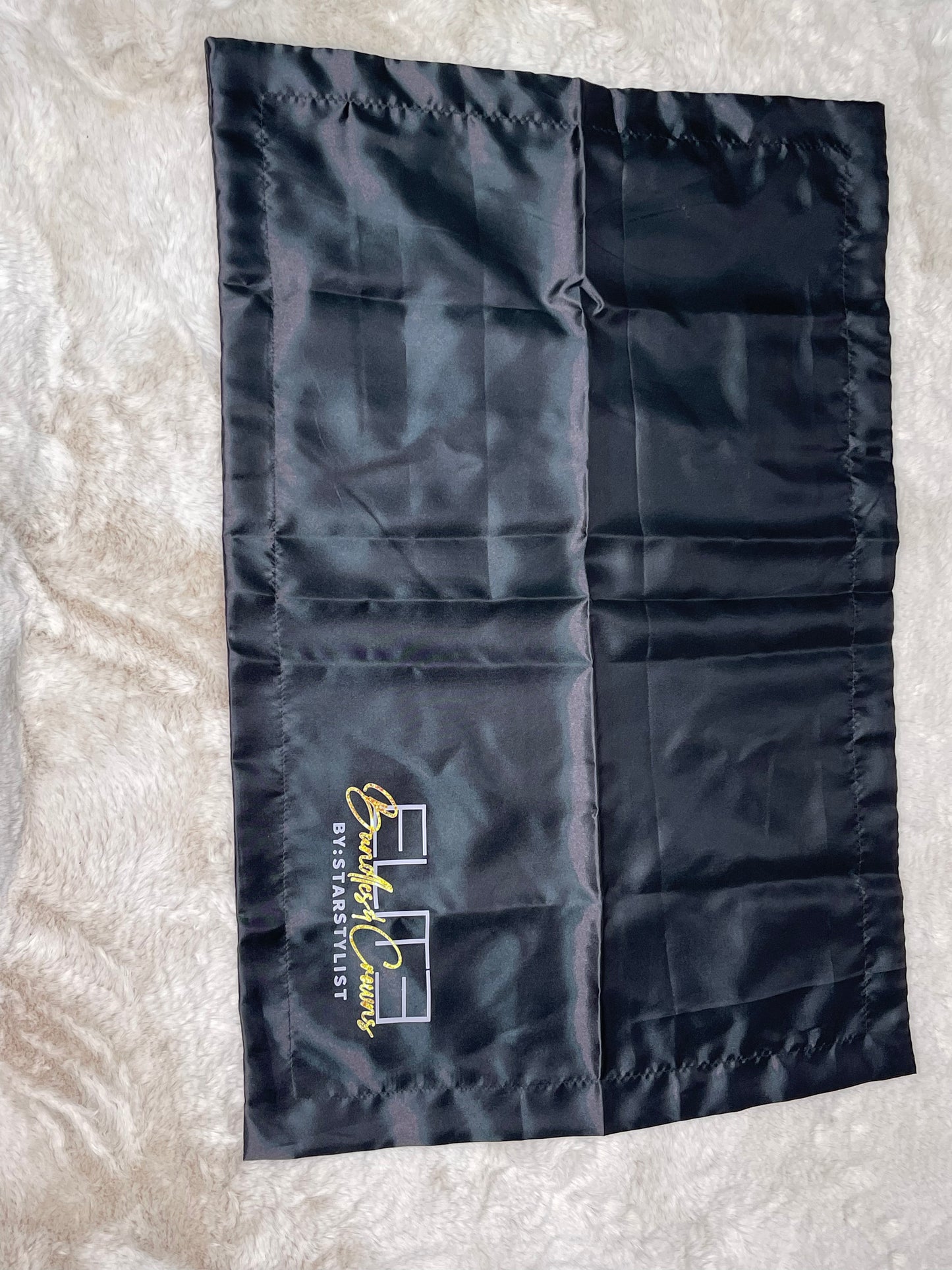 Elite Bundles and Crowns King Size Satin Pillow Case by StarStylist