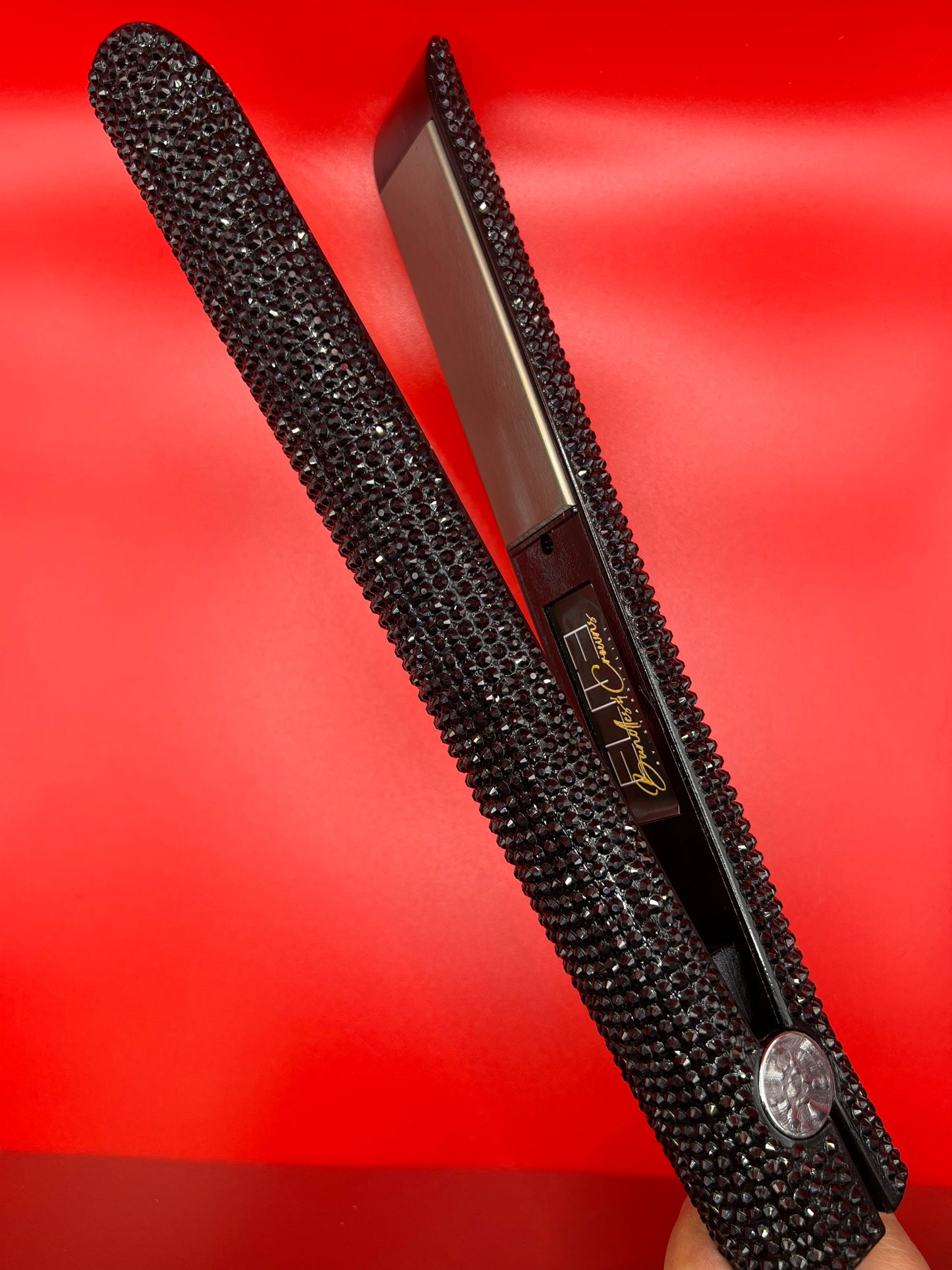 Elite Bundles and Crowns Black Diamond Flat Iron by StarStylist
